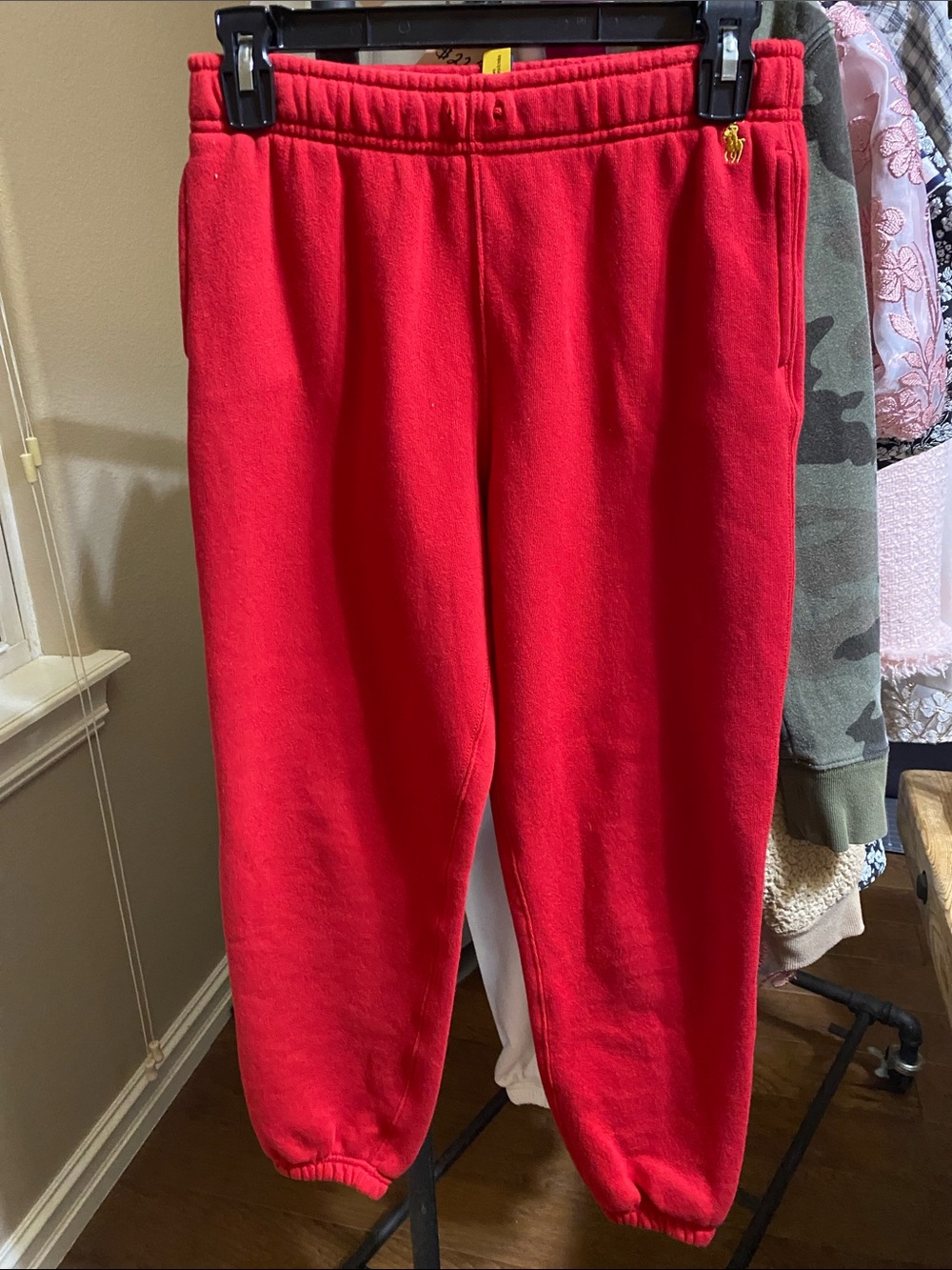 Polo by Ralph Lauren Bold Red Fleece Joggers